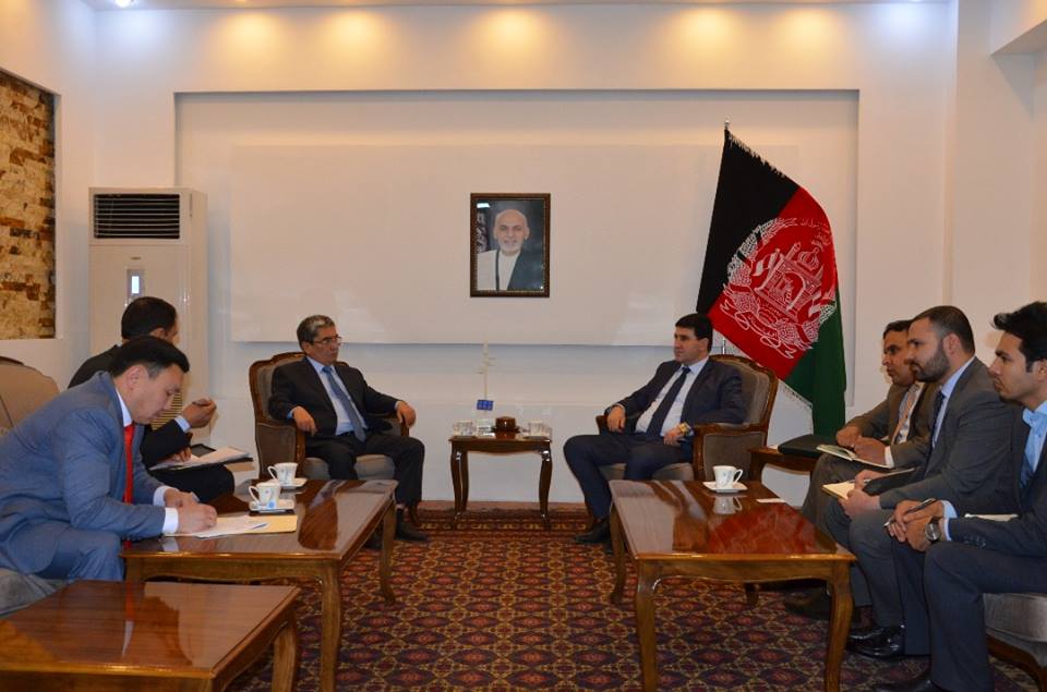 Minister of Communications and Information Technology meets with the new Ambassador of Kazakhstan
