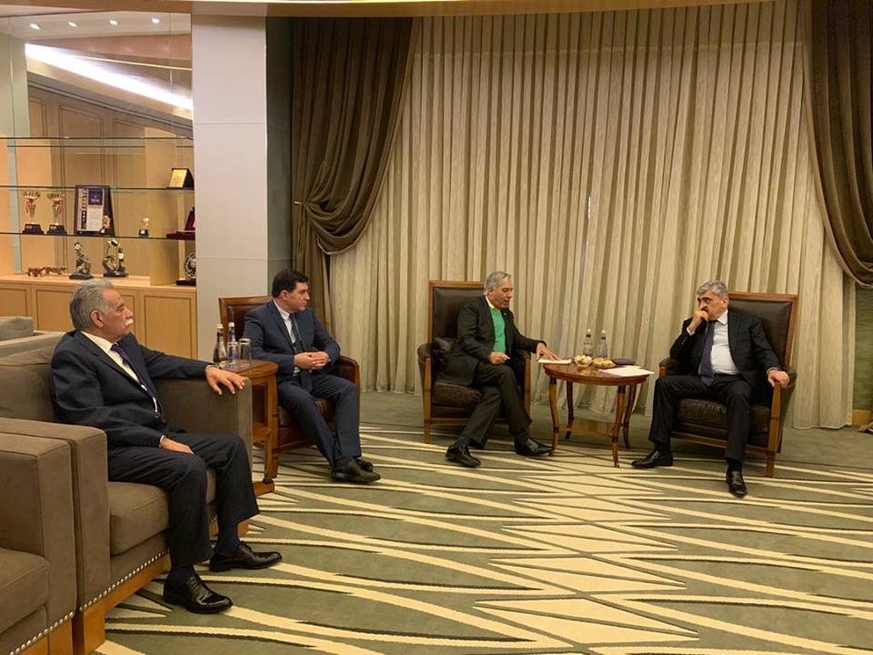 ملاقات دو جانبه با وزیر مالیه آذربایجان