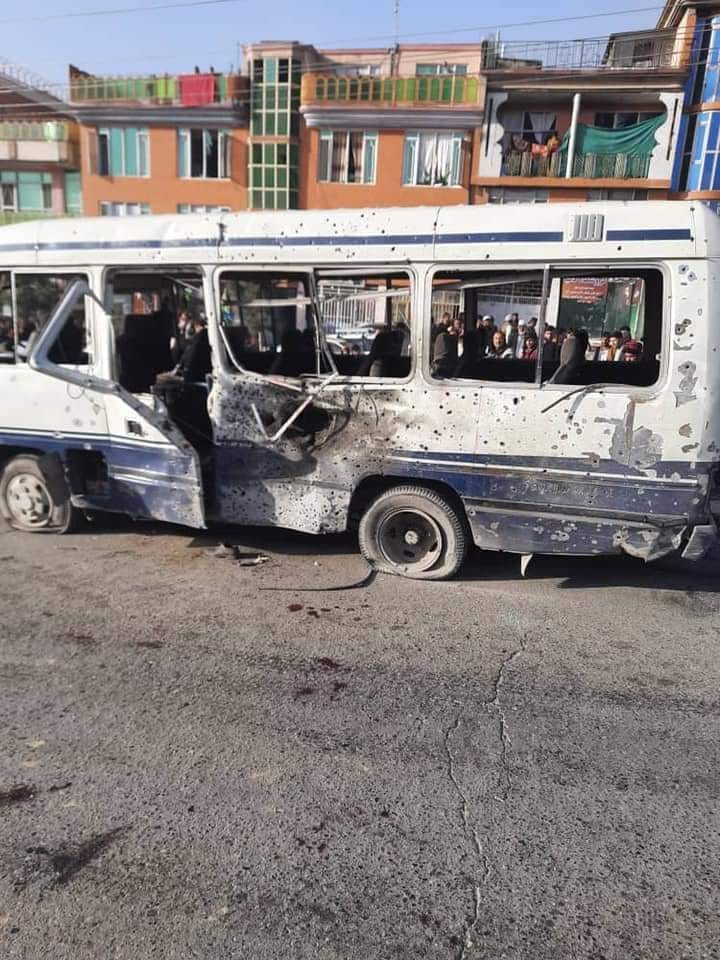 حمله بر موتر عامل کارمندان وزارت مخابرات