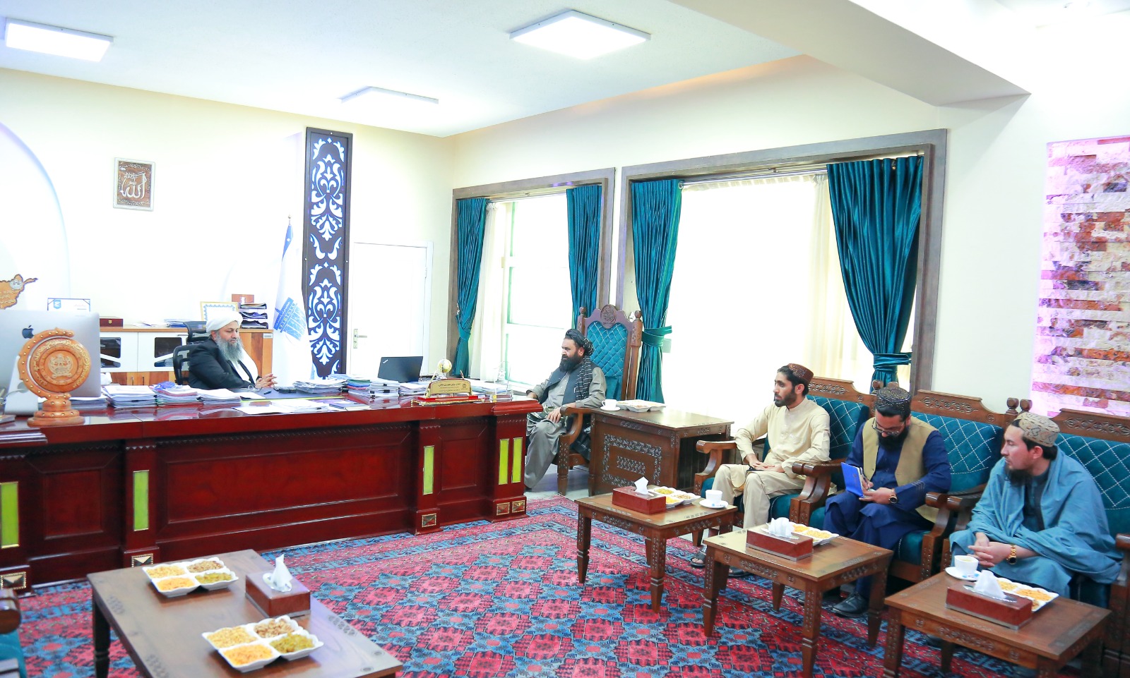 ملاقات وزیر مخابرات با سفیر افغانستان مقیم امارات متحده عربی