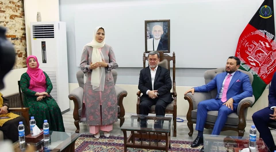 معصومه خاوری نامزد وزیر وزارت مخابرات و تکنالوژی معلوماتی